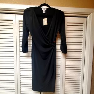 A BLACK CARMEN MARC VALVO DRESS